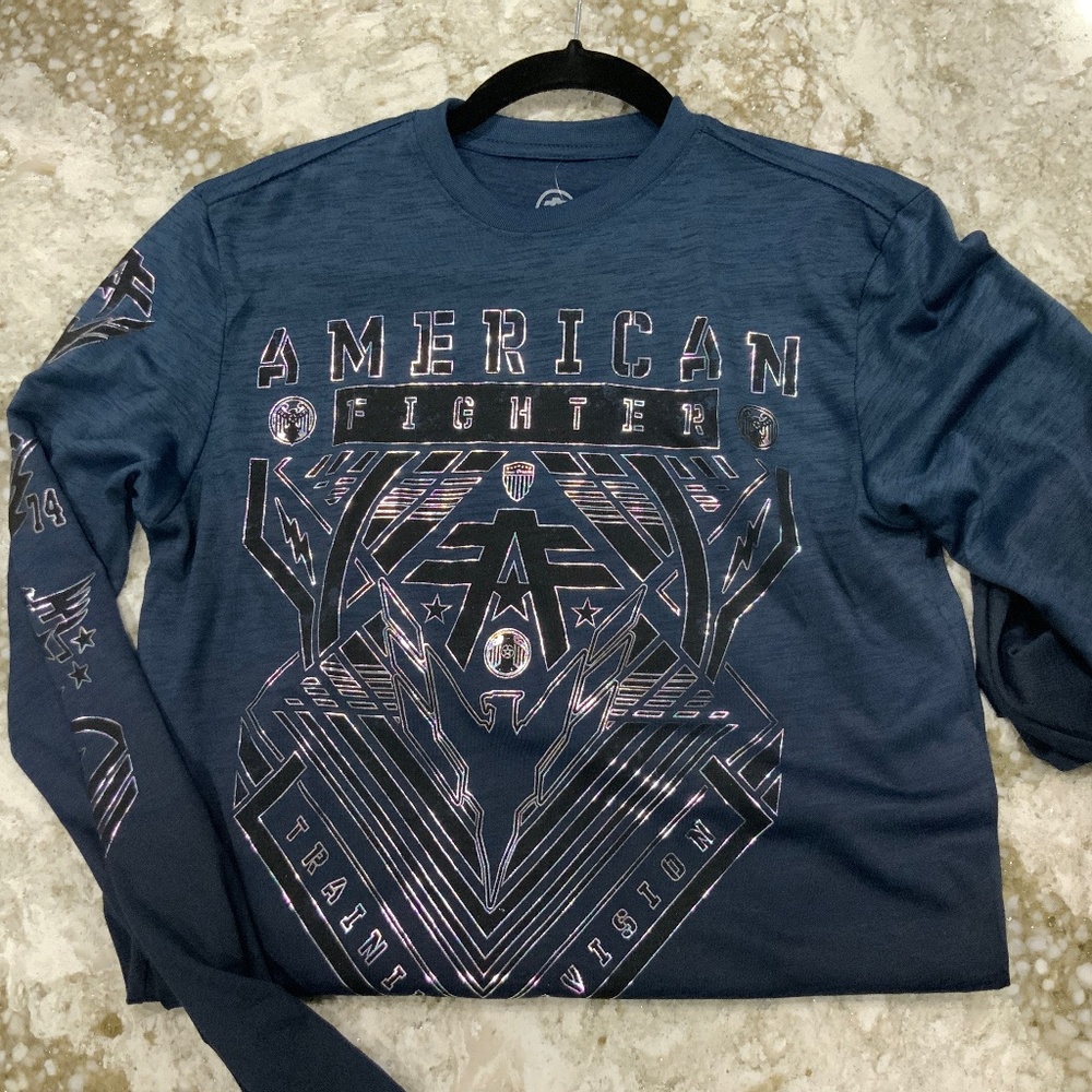 New-American Fighter Wardell long sleeve -XS and Large